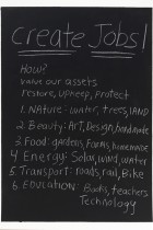 35. Create jobs! How? Value our assets