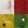 Delicacies 40x40 oil on four panels 1996 