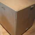 This crate is very heavy and the biggest one thus far. (30" x 31" x 34")