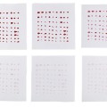 Red dot 25 15inchesx12feet monoprints