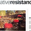 Adbusters Toxic Culture, issue #36, about "Red Trees", July/August 2001