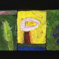 10 Untitled 7 drain 13x18 oil on sectioned panels 1996