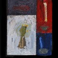 16 Untitled 13 charm 18x17 oil on sectioned panels 1996