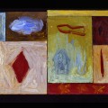 33 Untitled 29 aquarium 16x18 oil on sectioned panels 1996