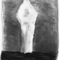 8  Prayer 14x13 charcoal and gesso