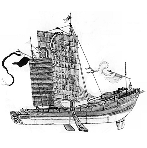 Illustration of Chinese Junk